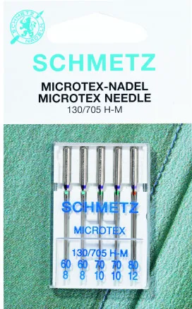 Schmetz Symaskinenåle Microtex 130/705 H-M Str. 70 - 5 stk